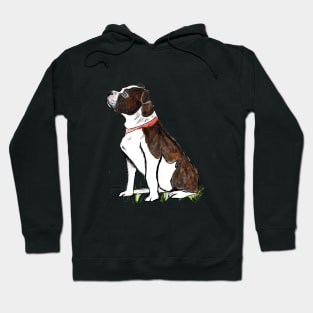 Brindle Staffordshire Bull Terrier Hoodie